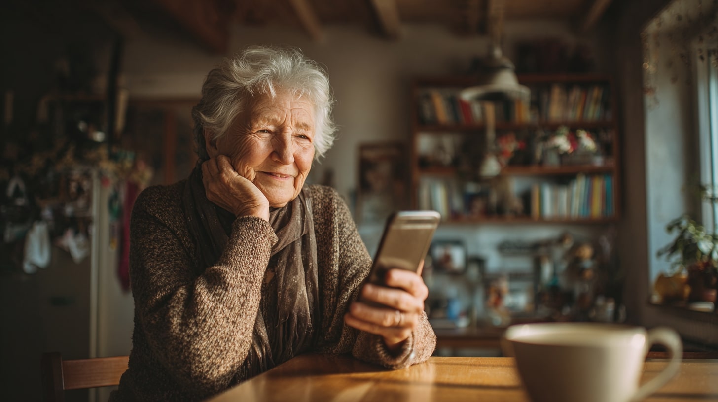 Seniors découvrant l’usage du numérique avec smartphones, tablettes et ordinateurs